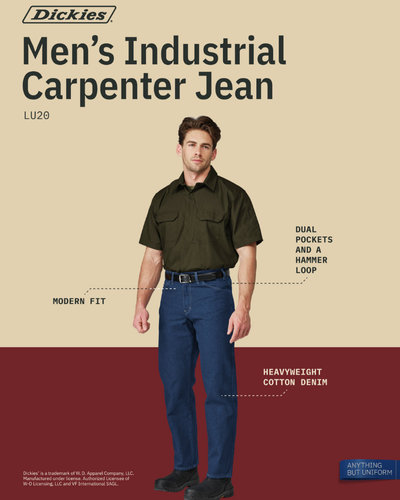 Men's Industrial Carpenter Jean Sell Sheet